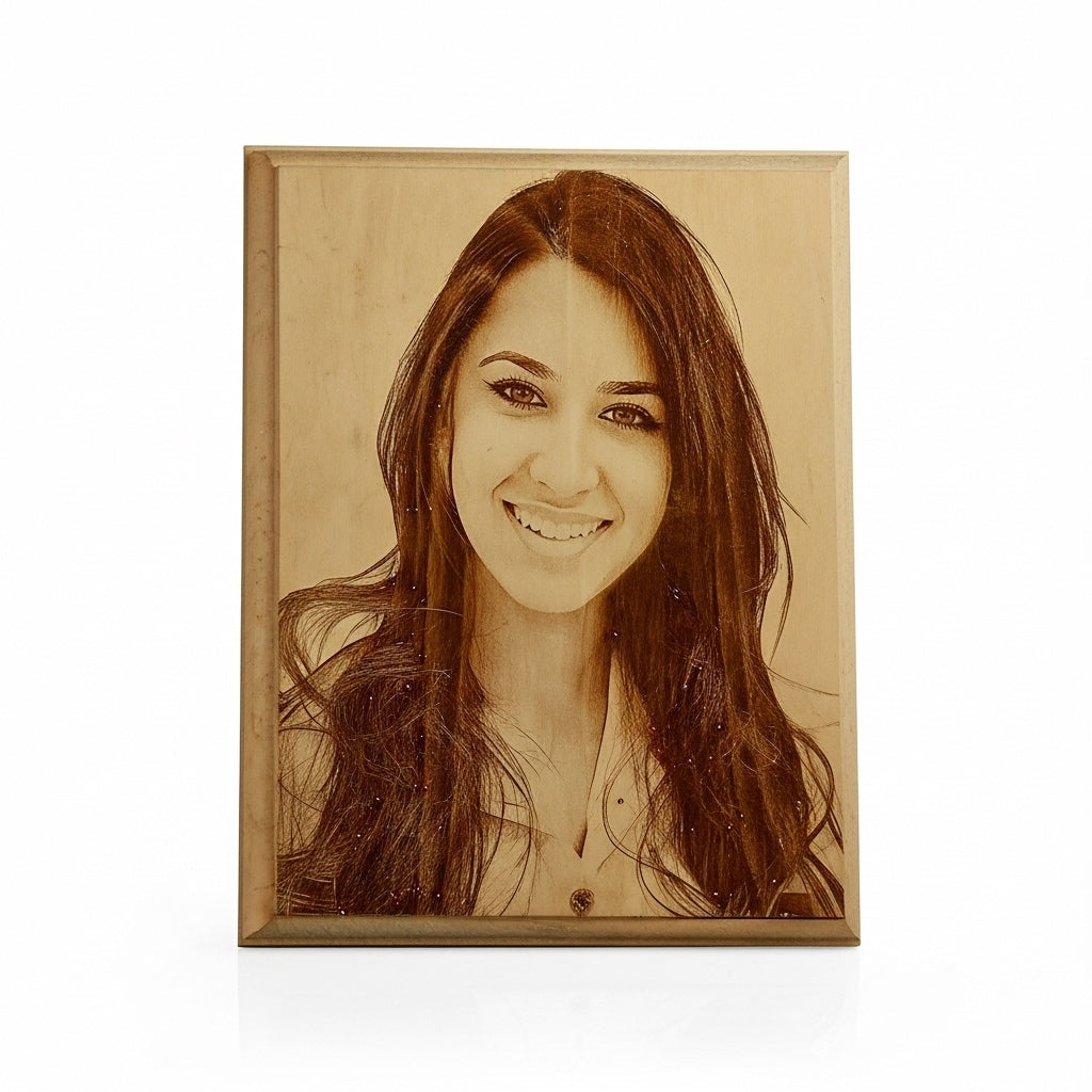 Engraved Photo Wooden Plaques