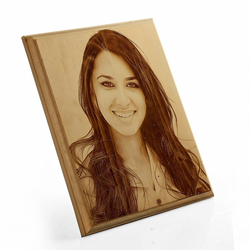 Engraved Photo Wooden Plaques