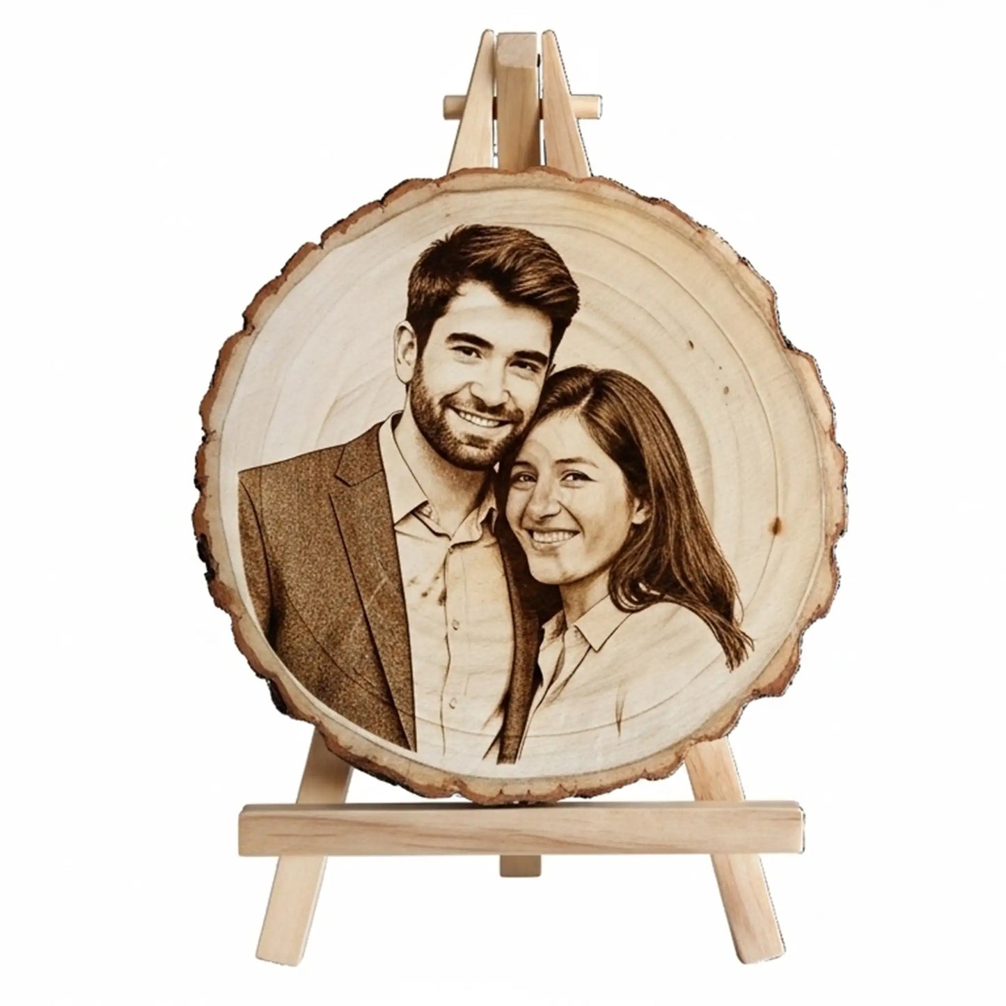 Engraved Wood Logs