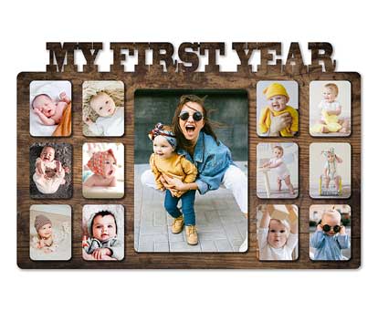 My first year photo frame