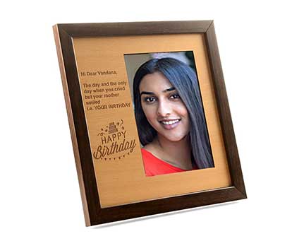 Personalized photo frame for Birthday Buy personalized photo frame at  GrabChoice